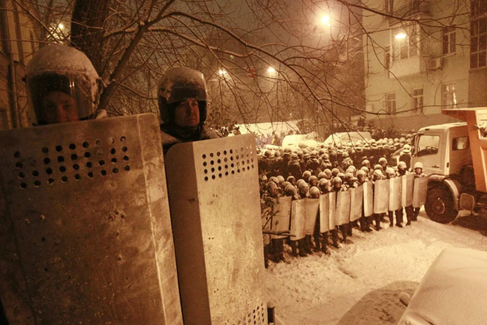 В Киеве продолжаются беспорядки