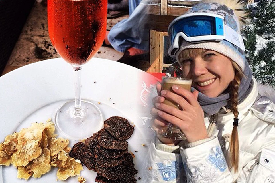 Алла Михеева отдыхает на горнолыжном курорте во Франции, а вот Ксения Собчак наслаждается вкусом трюфеля