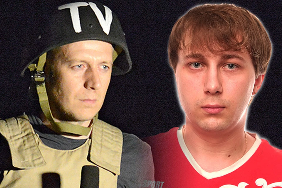 Журналисты ВГТРК Игорь Корнелюк (слева) и Антон Волошин попали под минометный обстрел на блокпосту луганских ополченцев.