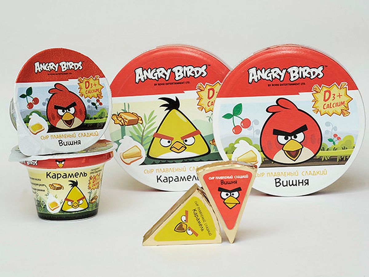 Компания «Ястро» запускает новую линейку плавленых сыров Angry Birds - KP.RU