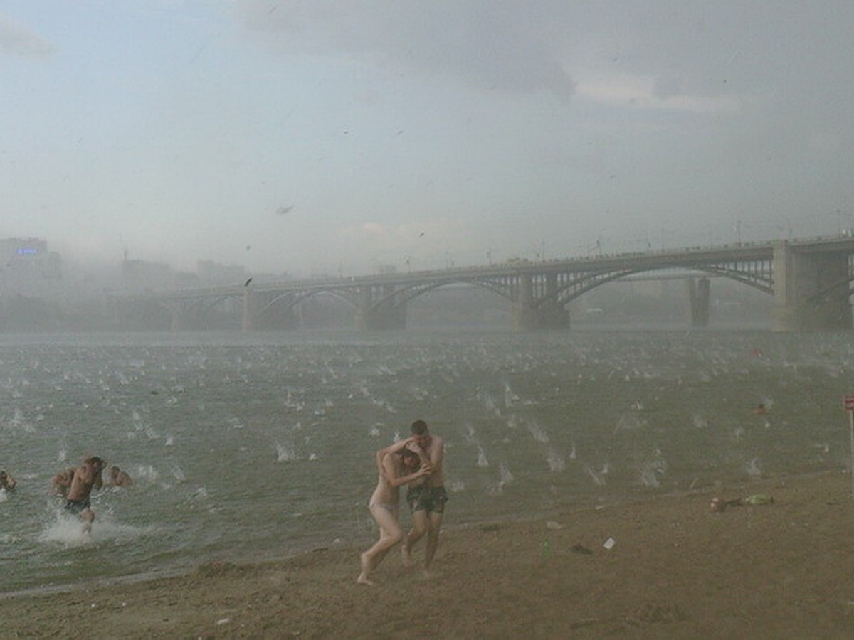 Случайное фото, сделанное во время урагана в Новосибирске, признано лучшим  по версии журнала «Time» - KP.RU