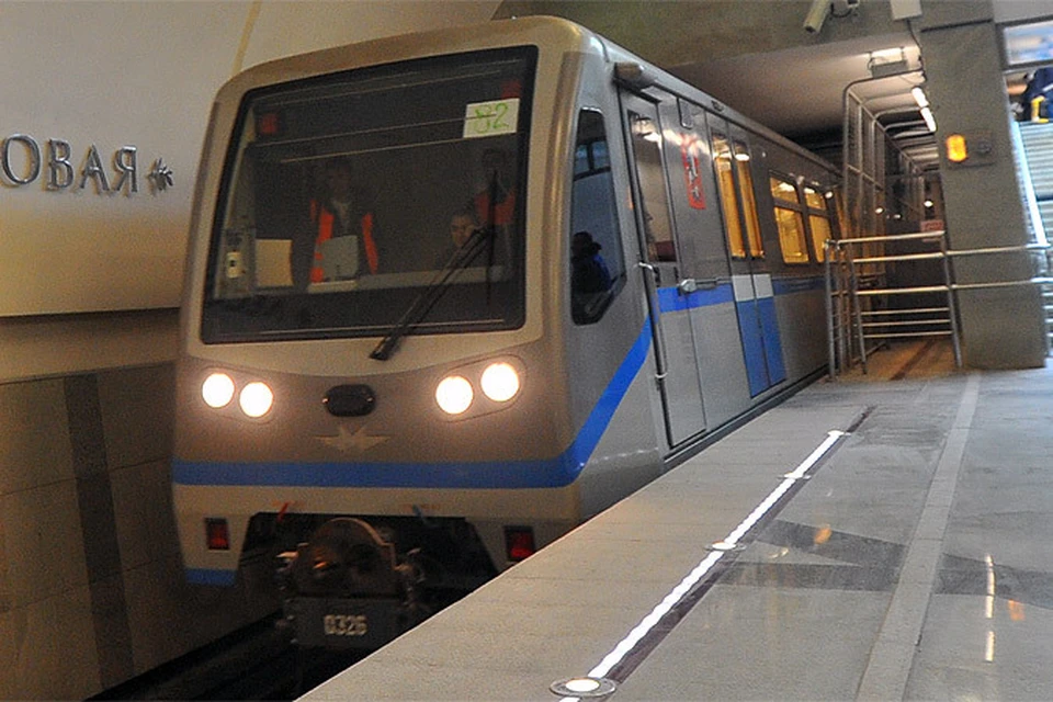 В московском метро поезд сбил пьяного пассажира