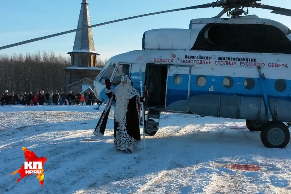 Зимний Волшебник вернулся в Вологодскую область после предновогоднего путешествия