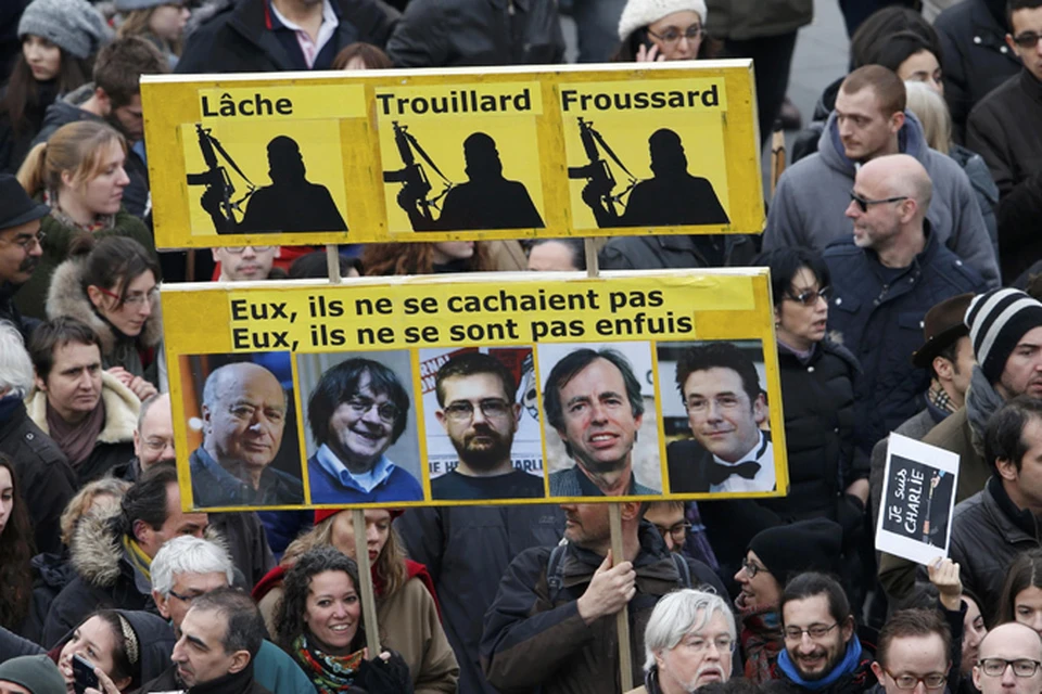 Марш солидарности с жертвами террористических актов в Париже собрал полтора миллиона человек