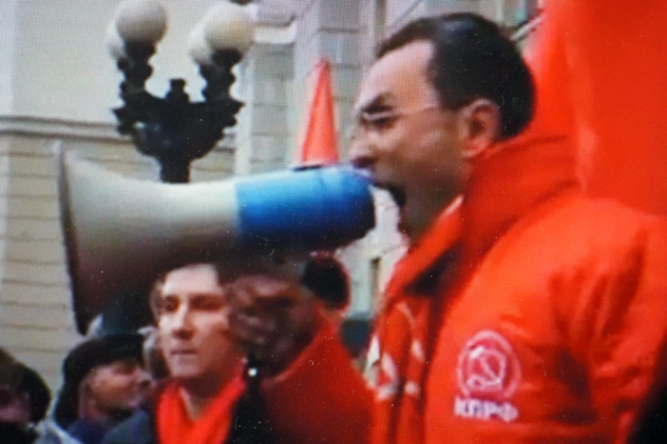 Владимир Бессонов на том самом митинге, 2 декабря.