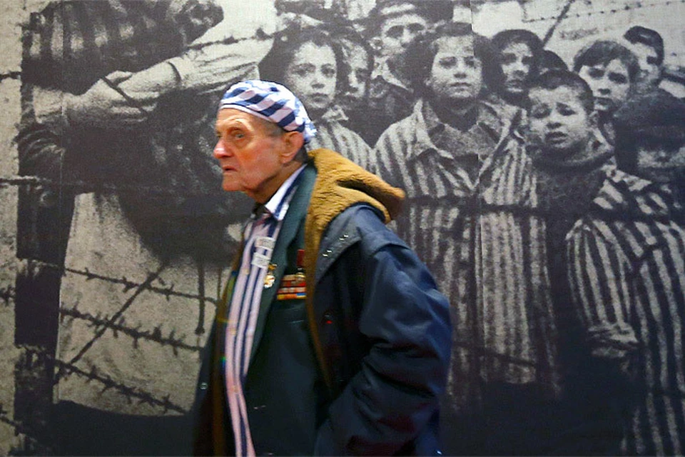 В честь 70-летия освобождения Освенцима на памятные мероприятия приехали узники лагеря.