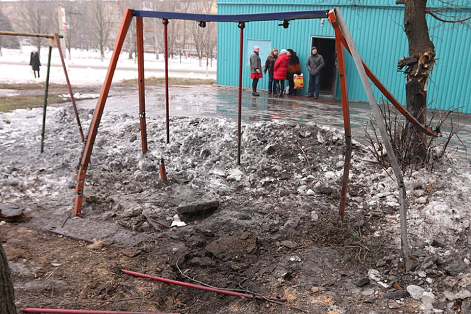 В субботу, 31 января, украинские силовики вновь бомбят Горловку