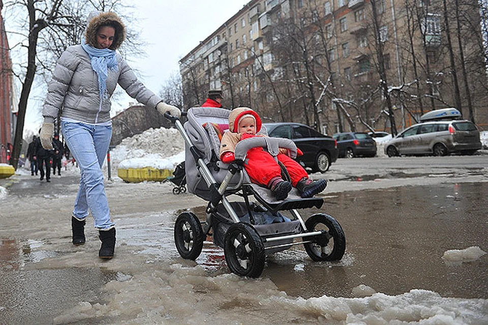 После рекордного 20-градусного тепла в Москве пойдет мокрый снег