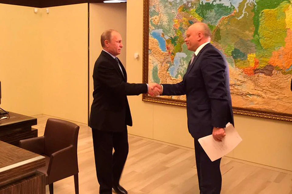 Виктор Назаров встретился с Владимиром Путиным в сочинсокй резиденции президента. Фото: Администрация Президента