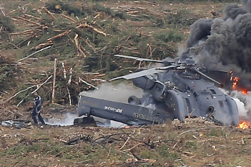 Стали известны причины падения Ми-28Н на полигоне "Дубровичи" под Рязанью по время демонстрационных полетов