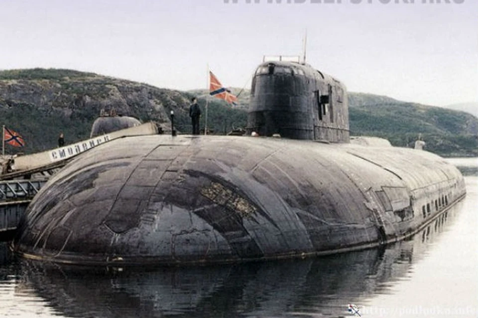 Атомная подводная лодка "Смоленск", на которой ходил Юрий Лебедев. www.deepstorm.ru