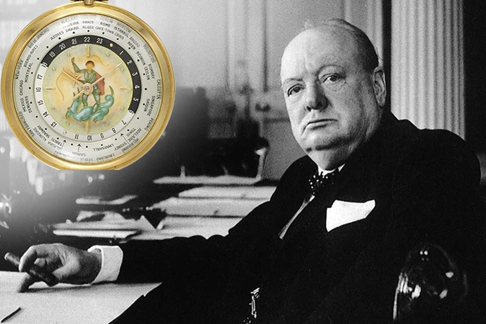 Во вторник в Лондоне были проданы уникальные карманные часы одного из самых видных британских премьеров - Уинстона Черчилля