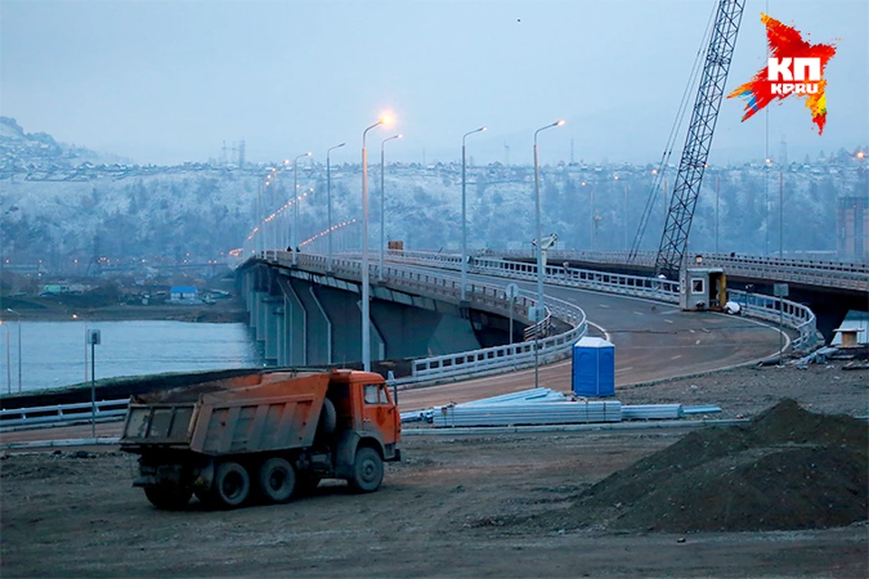 Открытие 4-го моста в Красноярске откладывается