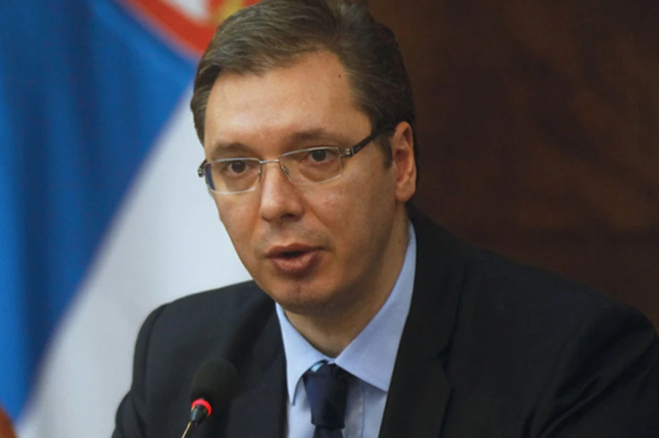 Премьер-министр Сербии Александр Вучич выразил готовность принять до трех тысяч мигрантов из Сирии ФОТО: pecat.co.rs
