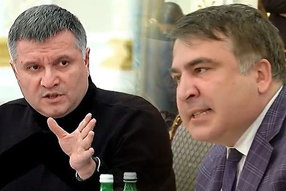 Интернет наводнили пародии на ссору Авакова с Саакашвили