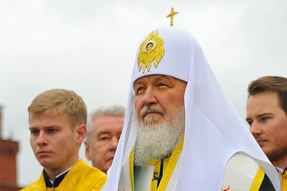 Предстоятель РПЦ Патриарх Кирилл.