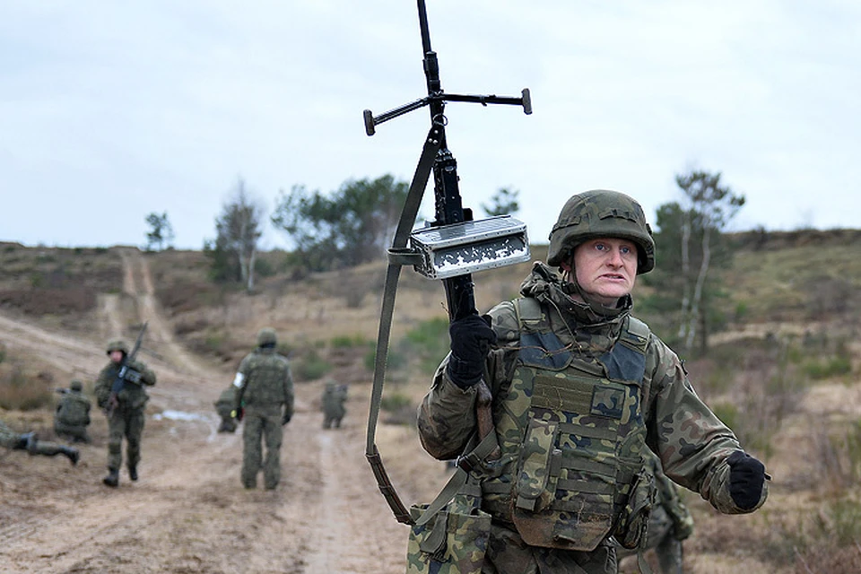 Учения войск НАТО в Польше.