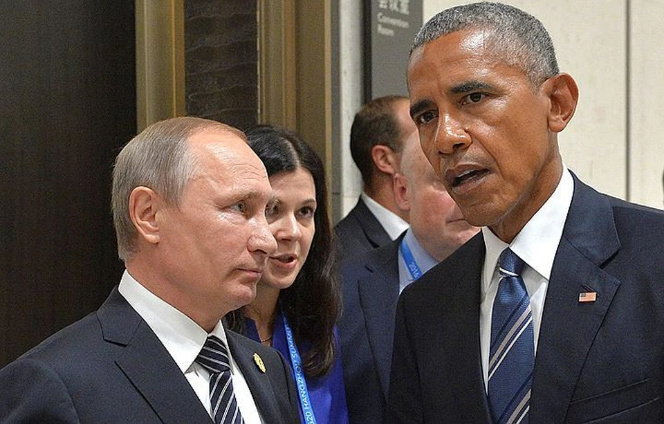 Встреча Путина и Обамы на саммите G20 в Китае.