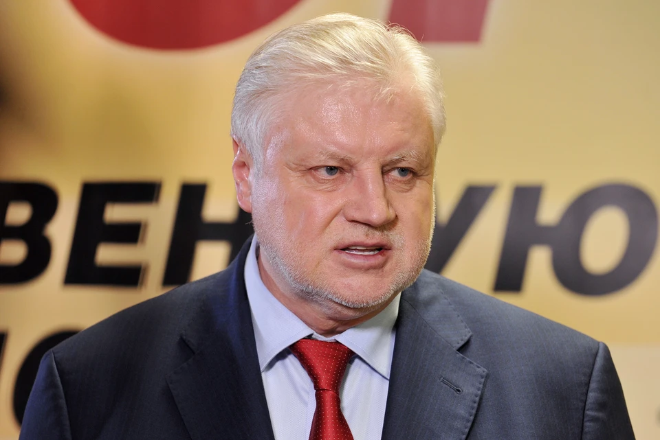 Сергей Миронов во время брифинга в своем штабе в единый день голосования. Фото: Андрей Махонин/ТАСС