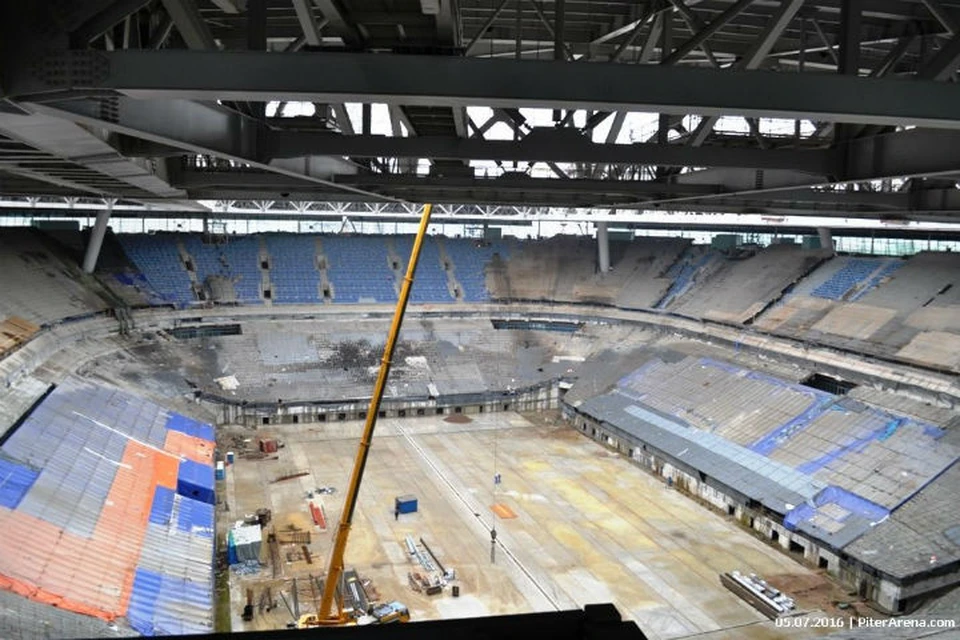 Строительство стадиона растянулось на 10 лет.