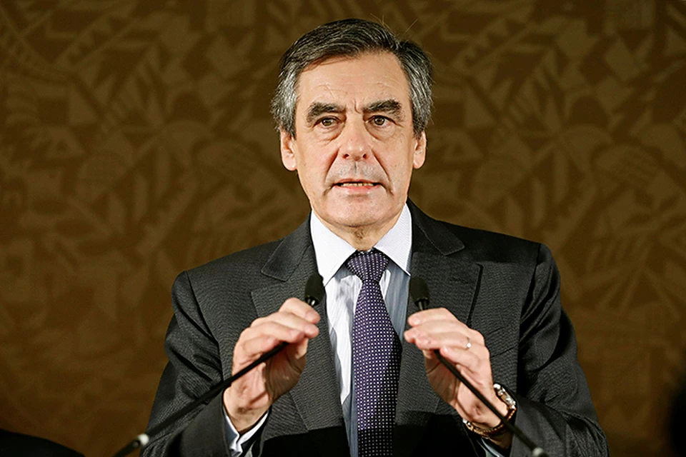 Кандидат от правоцентристской оппозиции Франсуа Фийон