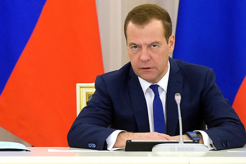 Премьер-министр РФ Дмитрий Медведев в резиденции "Горки" на совещании Правительственной комиссии по вопросам агропромышленного комплекса и устойчивого развития сельских территорий. ФОТО Александр Астафьев/пресс-служба правительства РФ/ТАСС