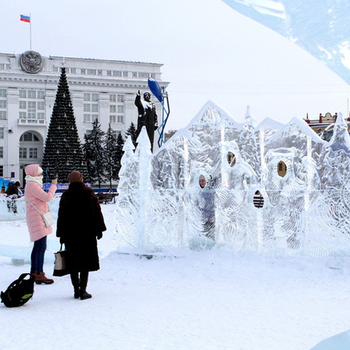 За безопасностью кемеровчан будут следить даже в снежных городках - KP.RU