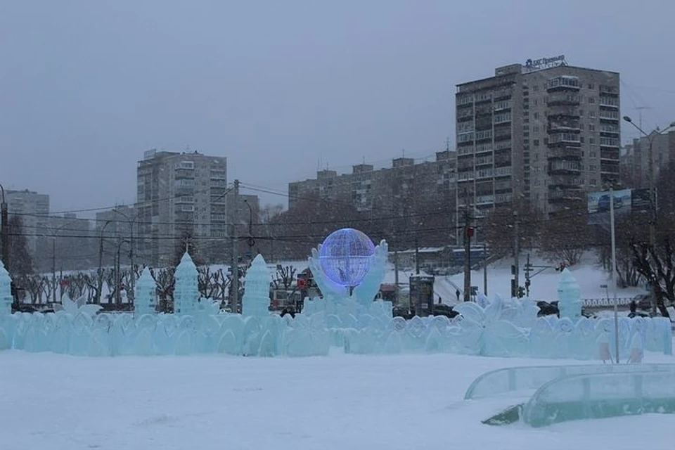 В Перми в этом году построили самый большой городок в России.