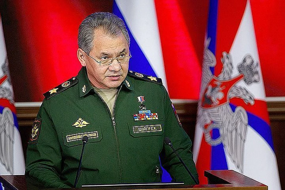 Министр обороны РФ Сергей Шойгу выступил на коллегии военного ведомства