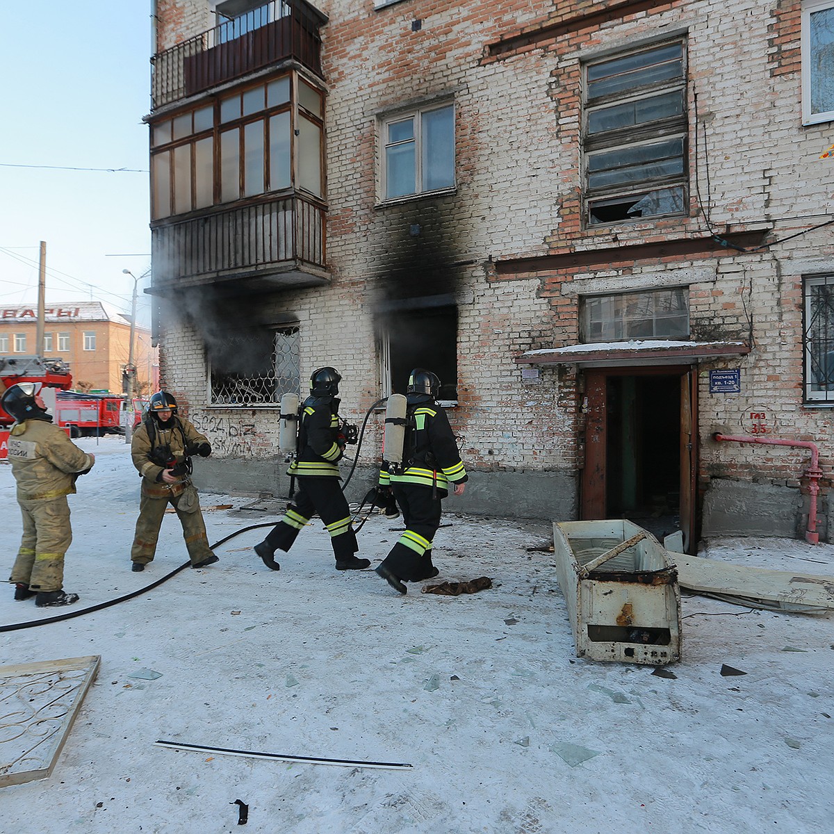 В Красноярске на улице Быковского произошел взрыв газа - KP.RU