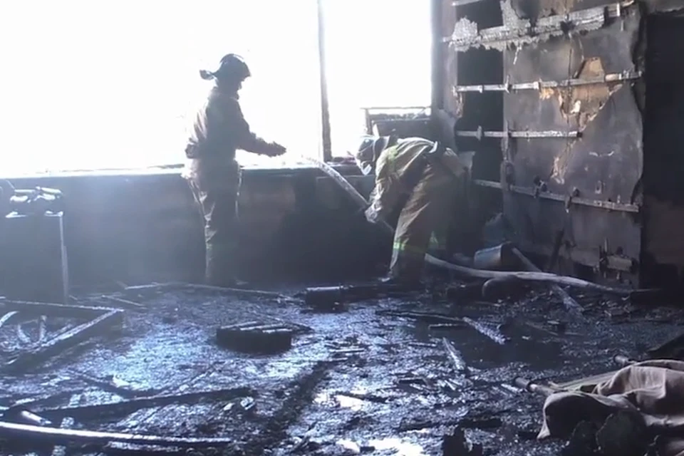 Скрин видео с места взрыва