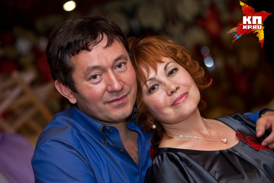 Айдар Галимов с любимой супругой