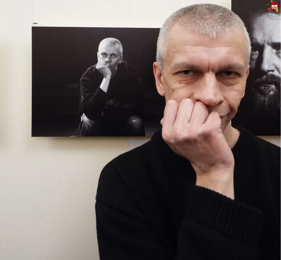 В визуальном ряду - портреты известных людей