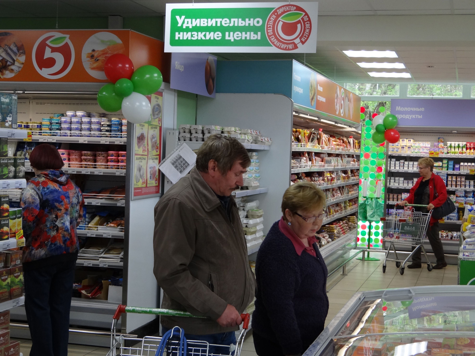 Общая площадь нового магазина – 600 квадратных метров, из которых 440 кв. м – торговая площадь. Фото: Игорь ЗЕТИЛОВ