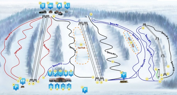 "Золотая долина" Карта: zoldol.ru