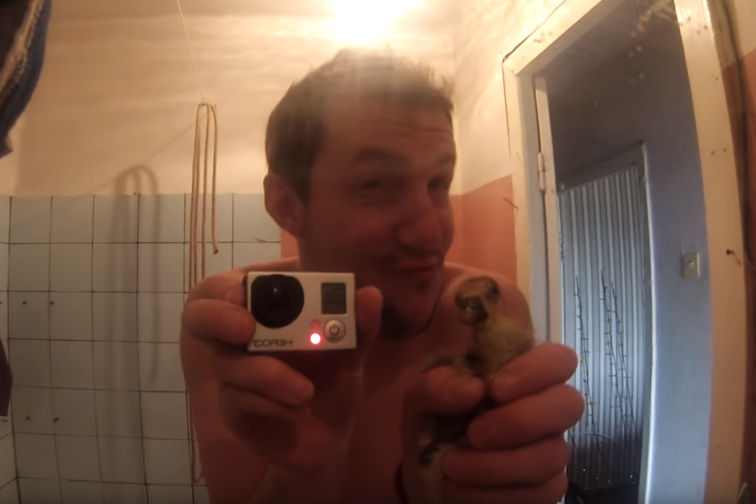 První společné selfie. Foto: snímek obrazovky.