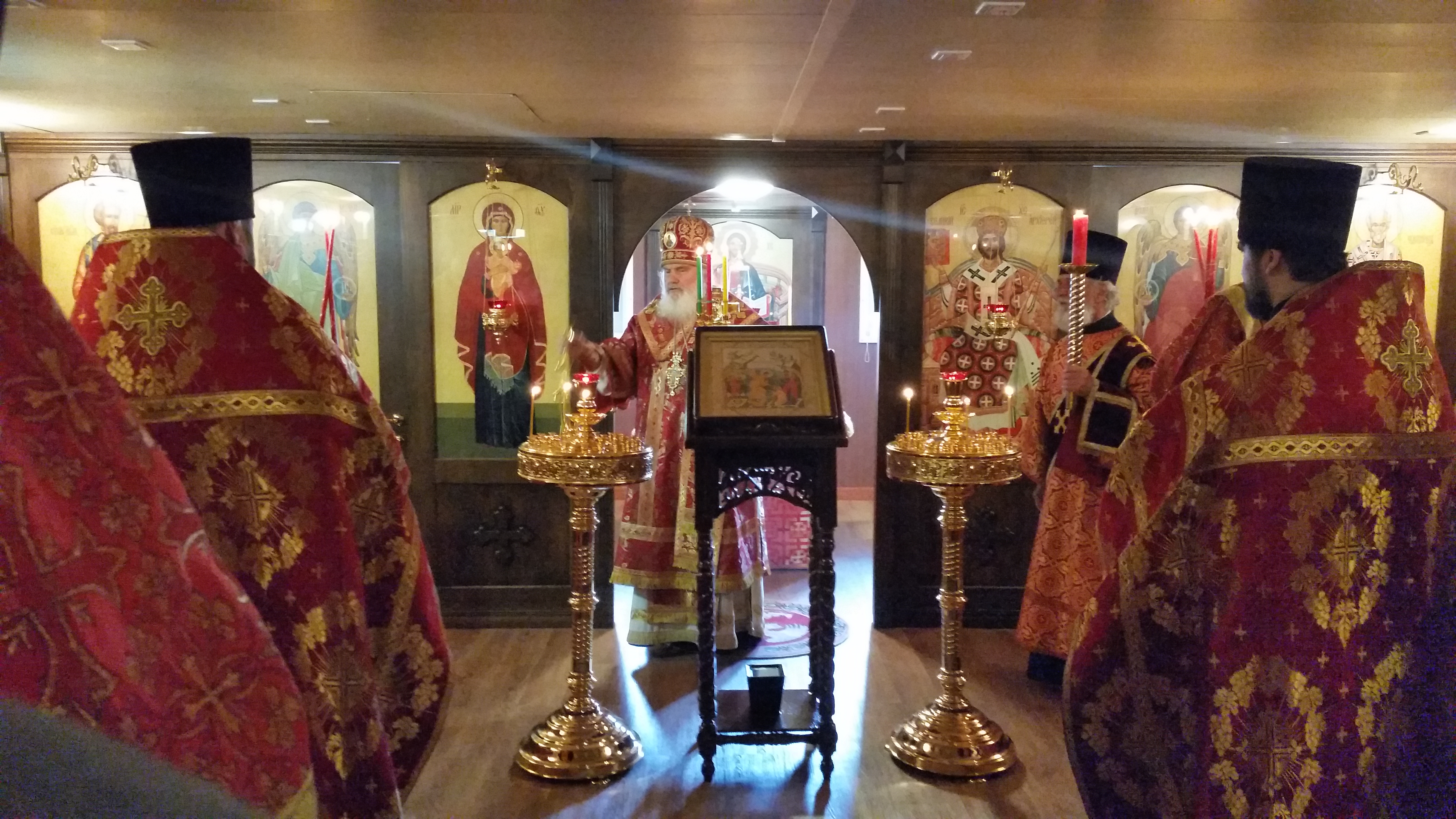 На плавбазе есть судовой православный храм. Фото предоставлено пресс-службой ГК