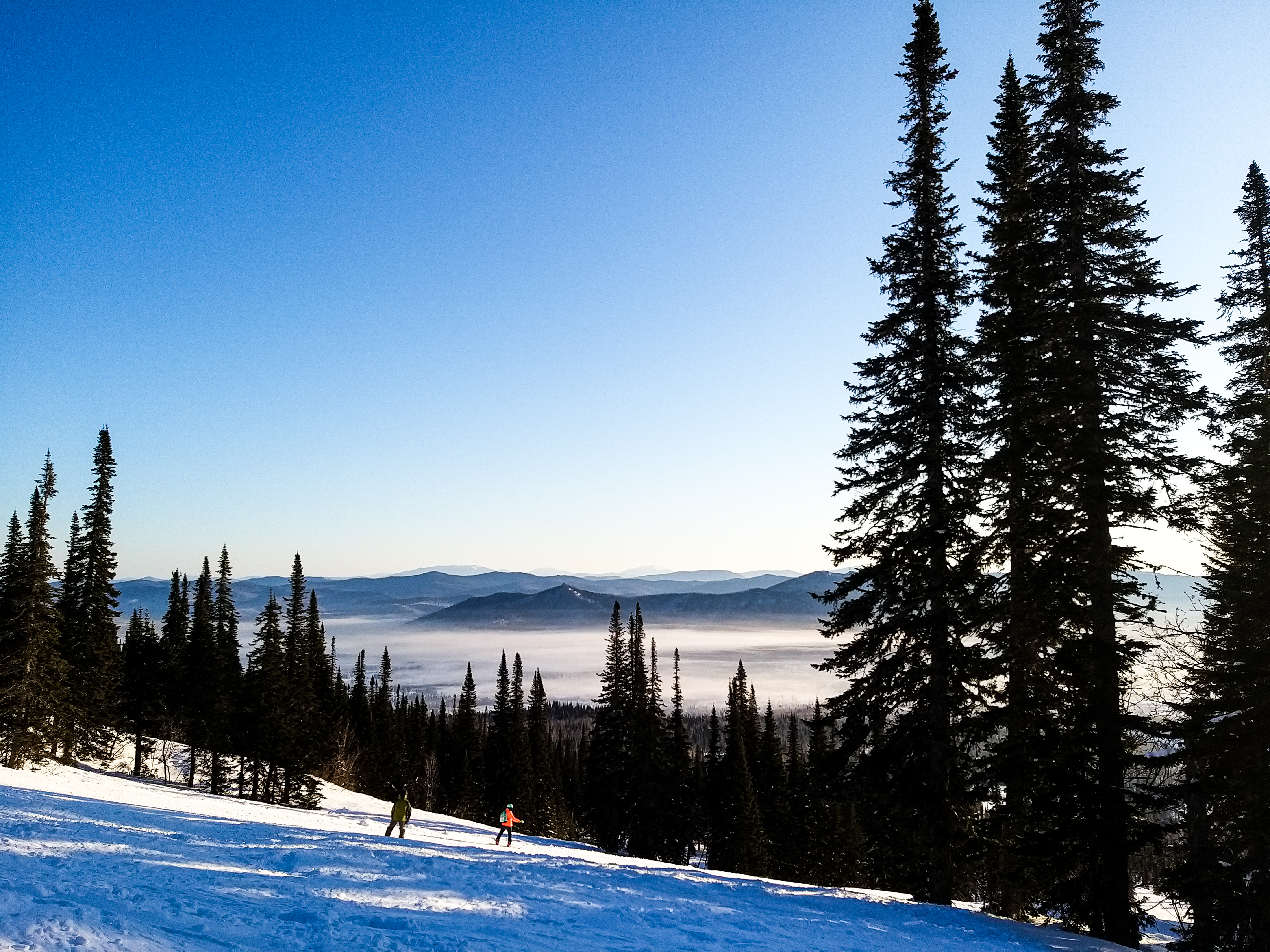 В Шерегеше обустроено 15 трасс общей протяженность 36 километров.