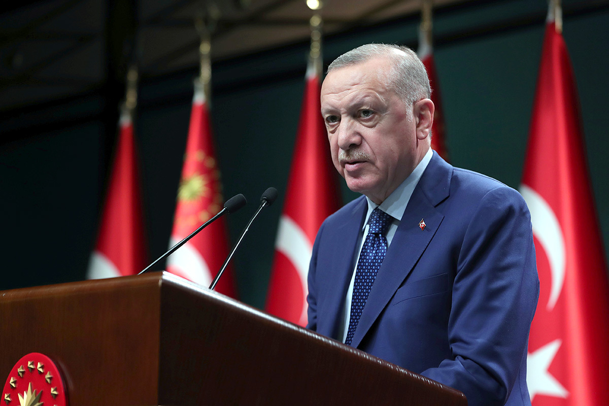 Президент Турции Реджеп Тайип Эрдоган.