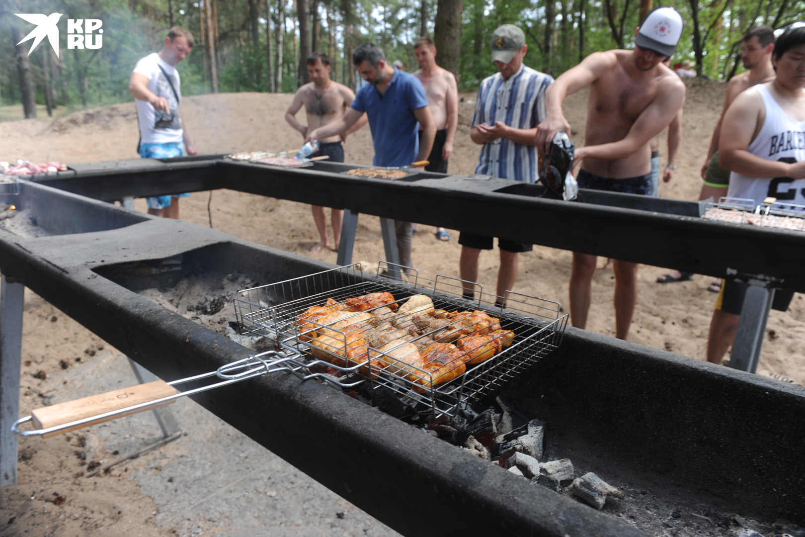 Зона для шашлыков.