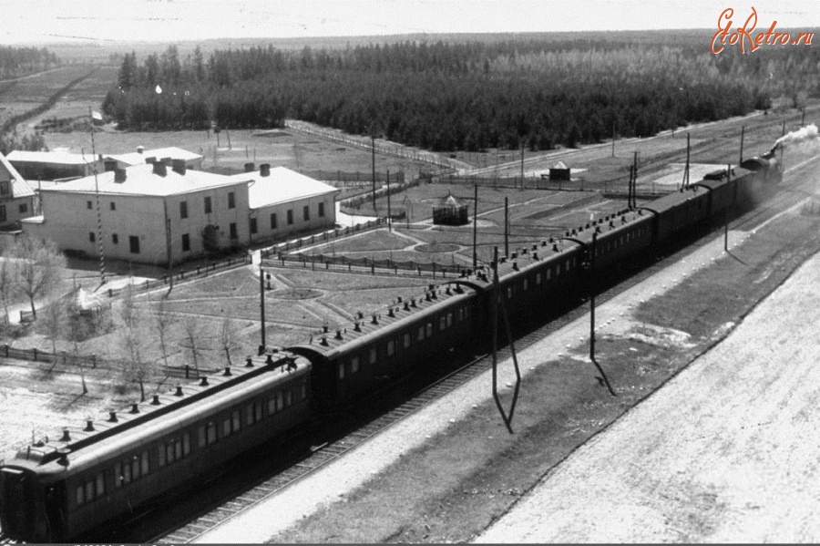 Станция на въезде в СССР с польской стороны границы. Фото: etoretro.ru