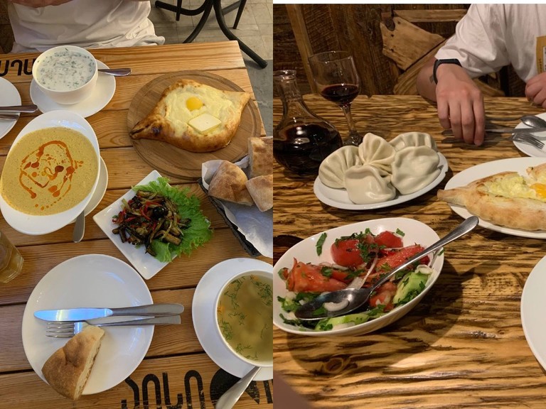 Порции еды в кафе и ресторанах огромны. Фото: личный архив героев