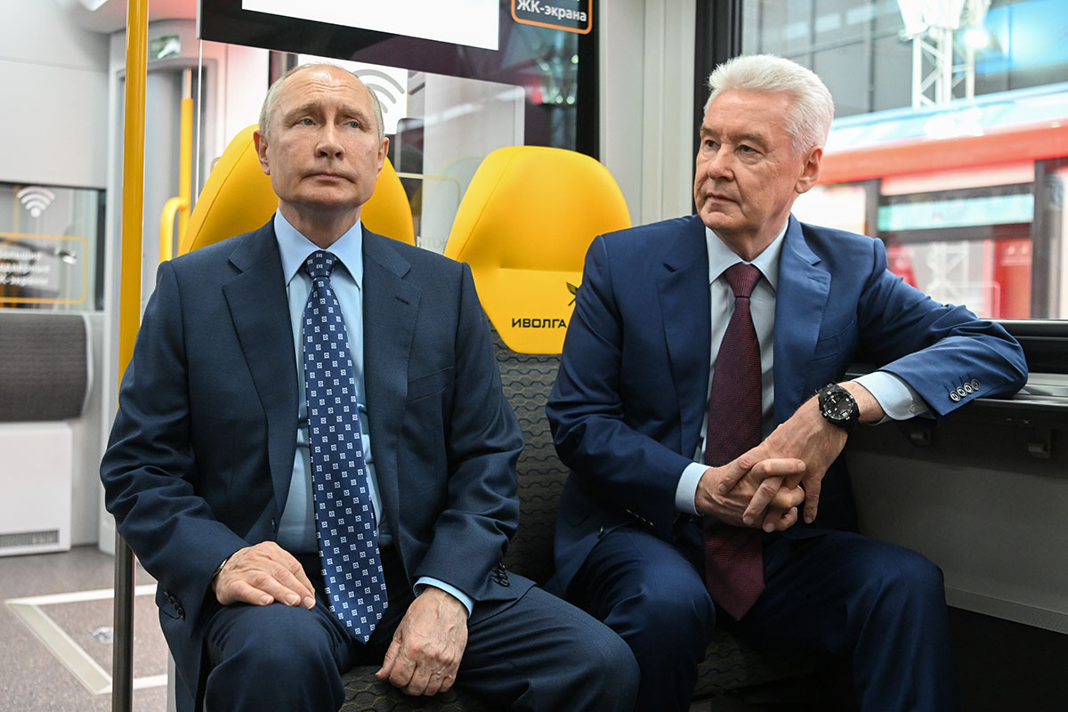 17 августа президент России Владимир Путин и мэр Москвы Сергей Собянин запустили МЦД-3. Фото: Кристина Кормилицына/POOL/TACC