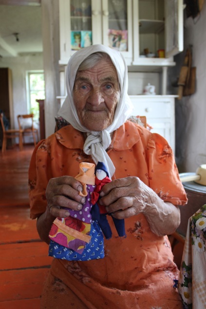 Бабушка Фекла из села Богословка